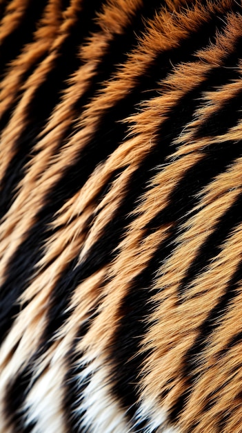 Foto fondo natural minimalista piel suave de tigre de cerca