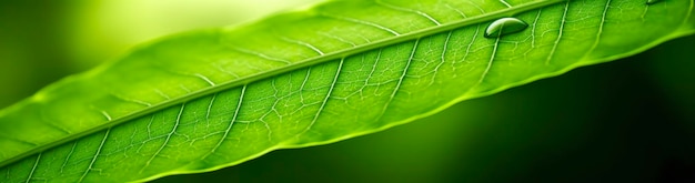 Fondo de naturaleza de hoja verde