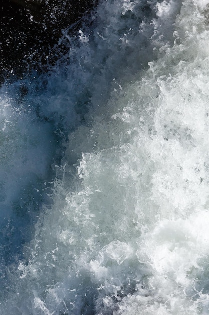 Fondo de naturaleza de primer plano de cascada