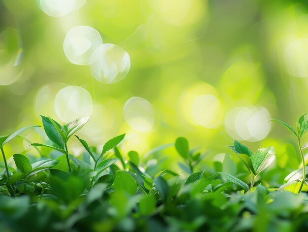 El fondo de la naturaleza verde