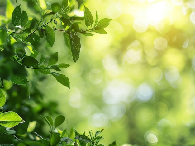 El fondo de la naturaleza verde