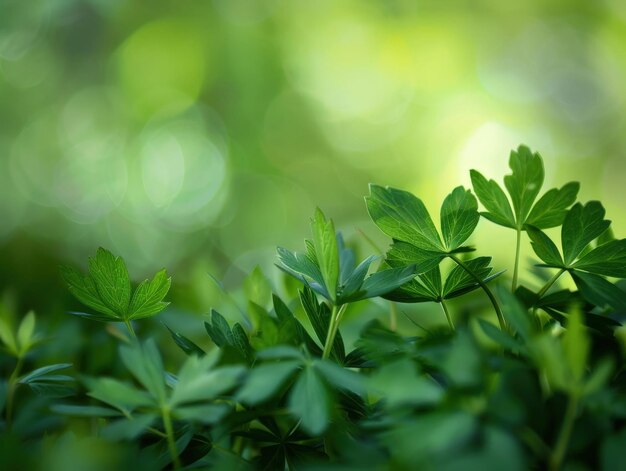 El fondo de la naturaleza verde