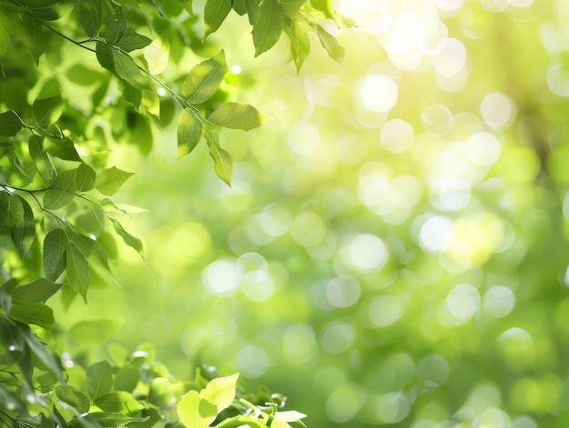 El fondo de la naturaleza verde