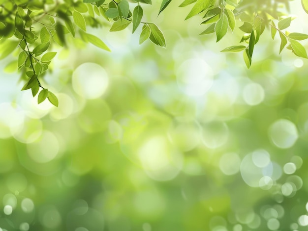 El fondo de la naturaleza verde