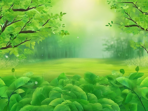 Fondo de naturaleza verde