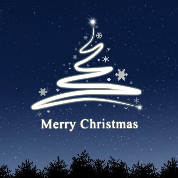 Fondo de Navidad azul
