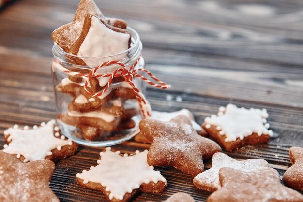 Fondo de navidad con decoración navideña