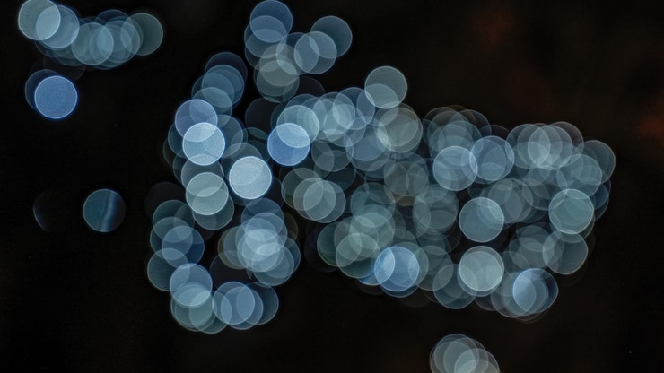 Foto fondo de navidad defocused colorido abstracto de belleza