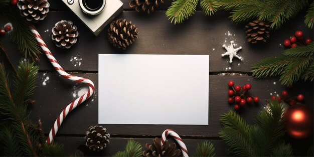 fondo de Navidad feliz con espacio en blanco para el texto