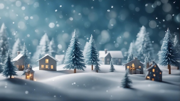 Fondo de Navidad de invierno