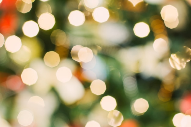 Foto fondo de navidad con luz bokeh abstracta. bokeh de enfoque borroso, año nuevo