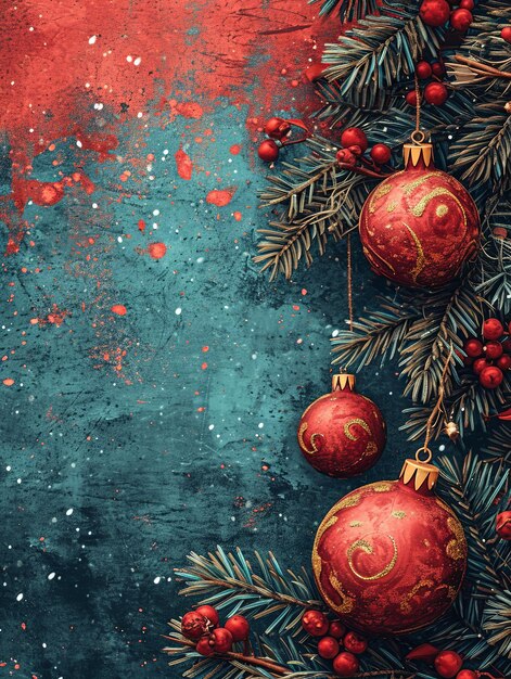 fondo de Navidad con rojo