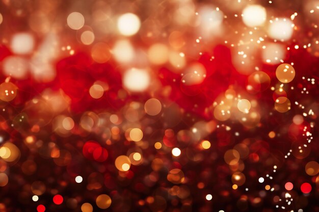 Foto un fondo navideño festivo y vibrante adornado con coloridos bokeh