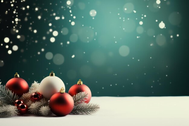 Fondo navideño Ilustración AI GenerativexA