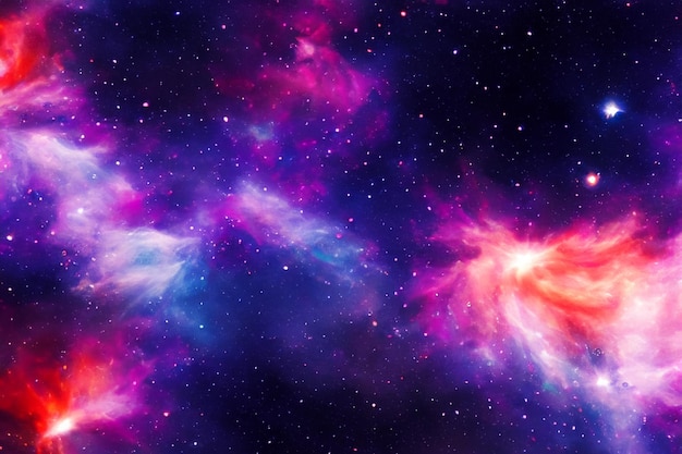 fondo de la nebulosa espacial