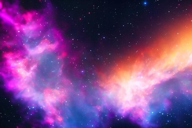 fondo de la nebulosa espacial