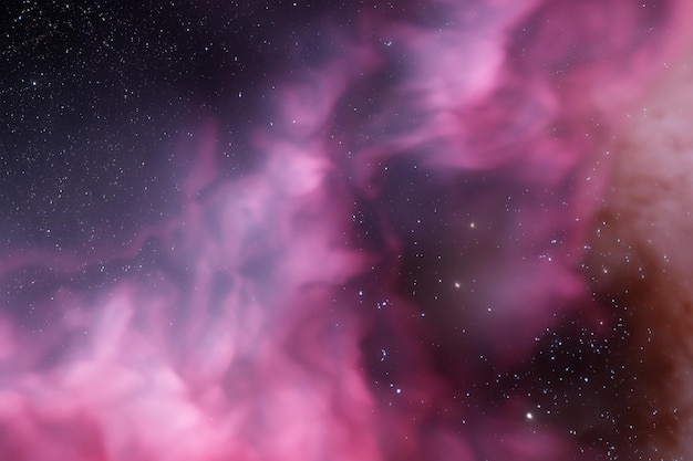 fondo de la nebulosa espacial