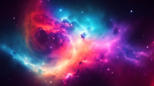 fondo de nebulosa del universo