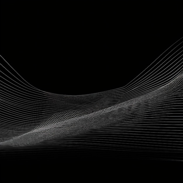Fondo negro abstracto de una superposición