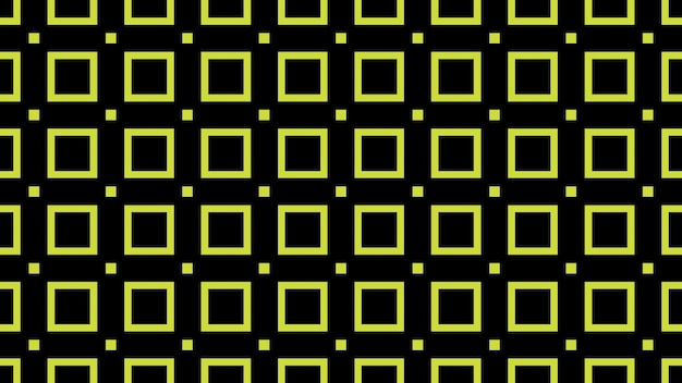 Un fondo negro y amarillo con muchos cuadrados y cuadrados.