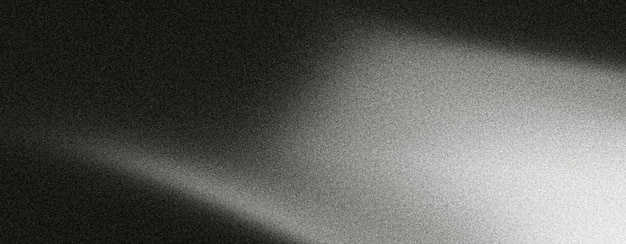 Fondo negro blanco granulado textura de ruido oscuro gris abstracto forma de gradiente monocromático diseño de papel tapiz de la cubierta del encabezado del estandarte