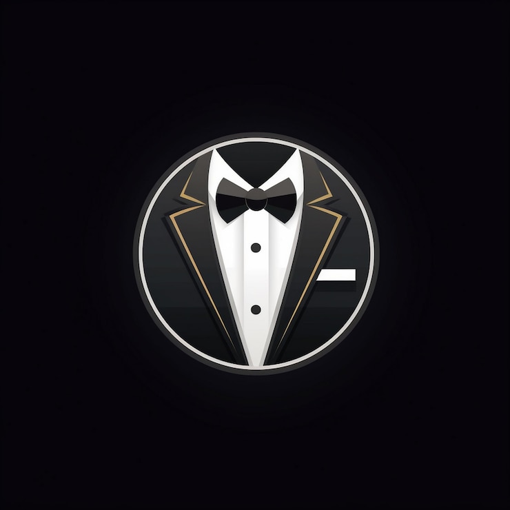 Foto un fondo negro con un círculo blanco y dorado alrededor del cuello.
