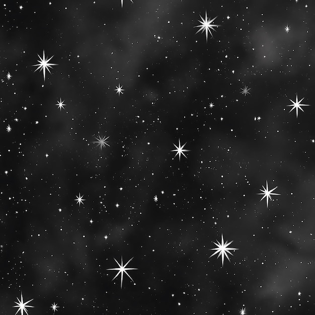 un fondo negro con estrellas y las palabras estrellas en él