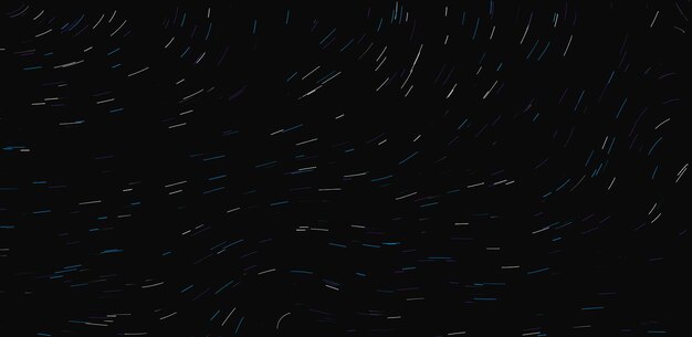 Un fondo negro con estrellas y remolinos de luz.