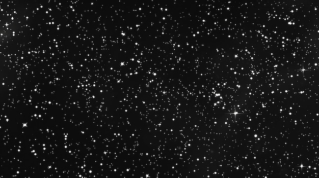 un fondo negro con estrellas