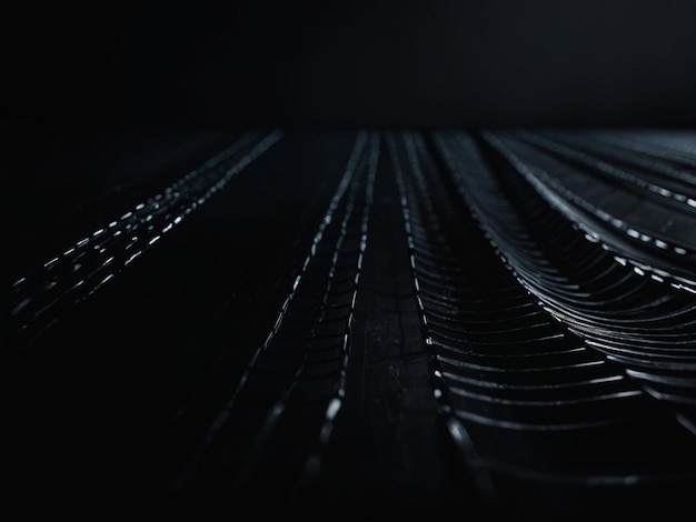un fondo negro con un fondo negro y una pista en el medio
