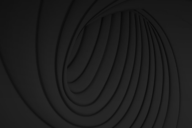 Fondo negro con formas onduladas