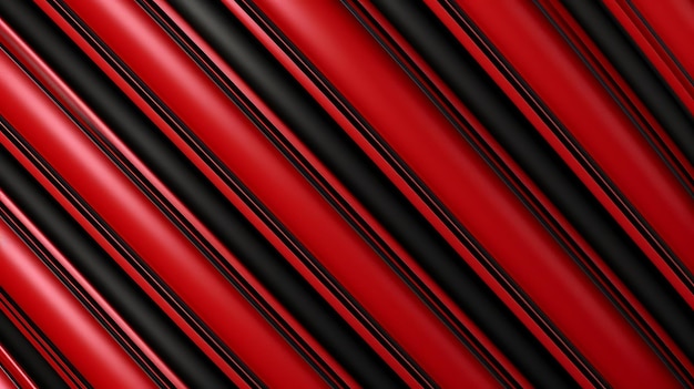 Foto fondo negro con una franja de líneas rojas y blancas que crean una composición visualmente impactante y minimalista