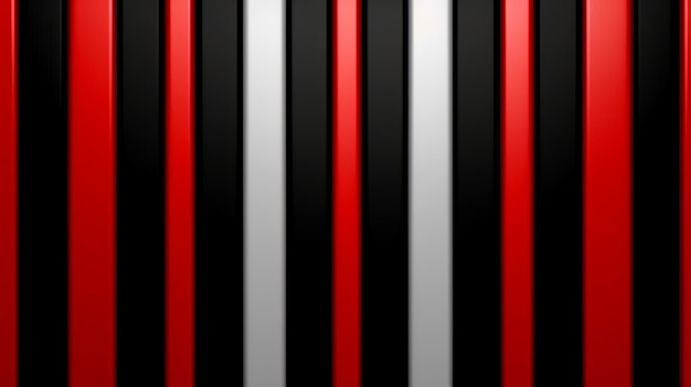 Fondo negro con una franja de líneas rojas y blancas que crean una composición visualmente impactante y minimalista