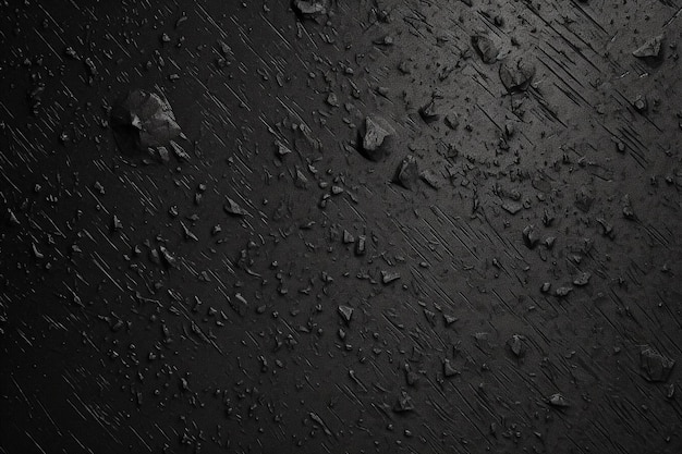 Foto un fondo negro con gotas de agua