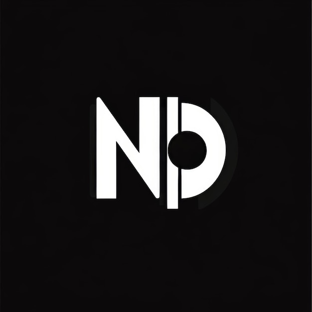 Un fondo negro con la letra n en él