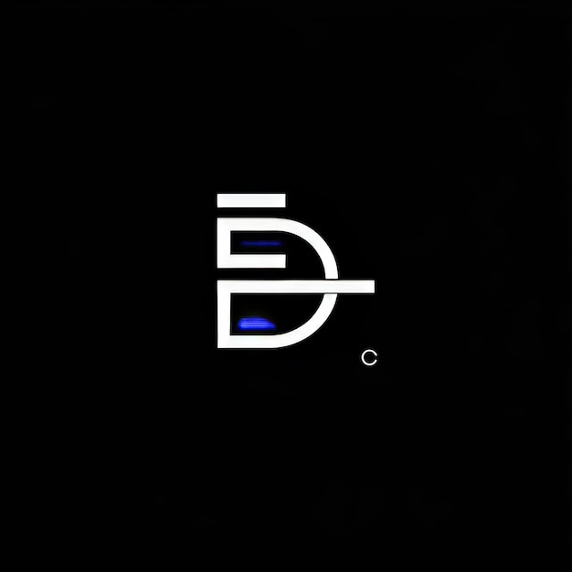 Un fondo negro con las letras e y e en él