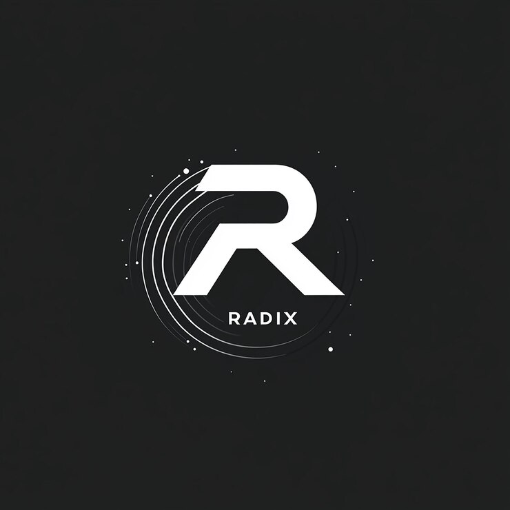 Foto un fondo negro con un logotipo blanco que dice rxx