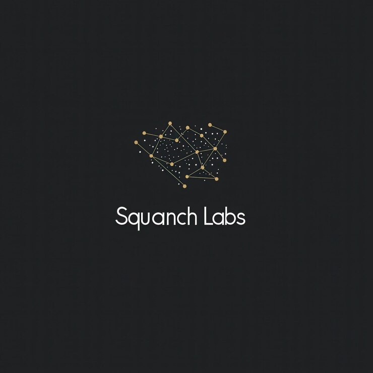 Foto un fondo negro con un logotipo para los laboratorios de sedum