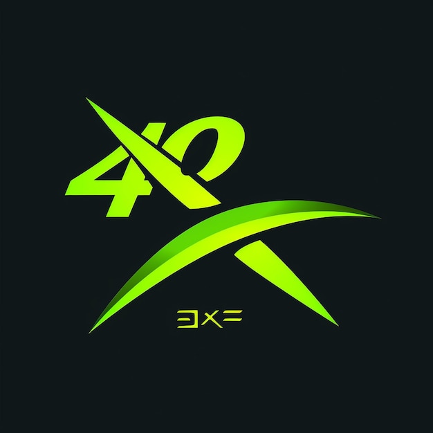un fondo negro con un logotipo verde y amarillo que dice itxon