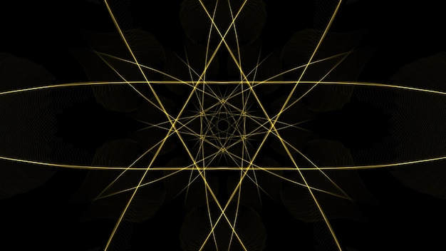 Fondo negro con onda helicoidal, espiral, impactante multicolor