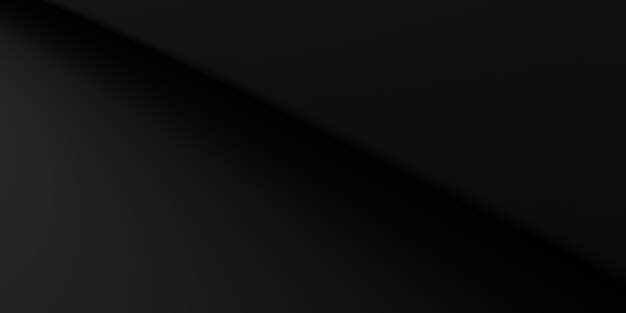 Fondo negro oscuro abstracto con diseño moderno minimalista de alta resolución para presentaciones de negocios renderizado 3d
