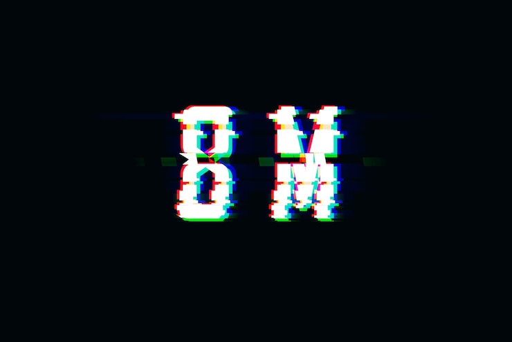 Foto un fondo negro con las palabras gracias por 8 millones de suscriptores