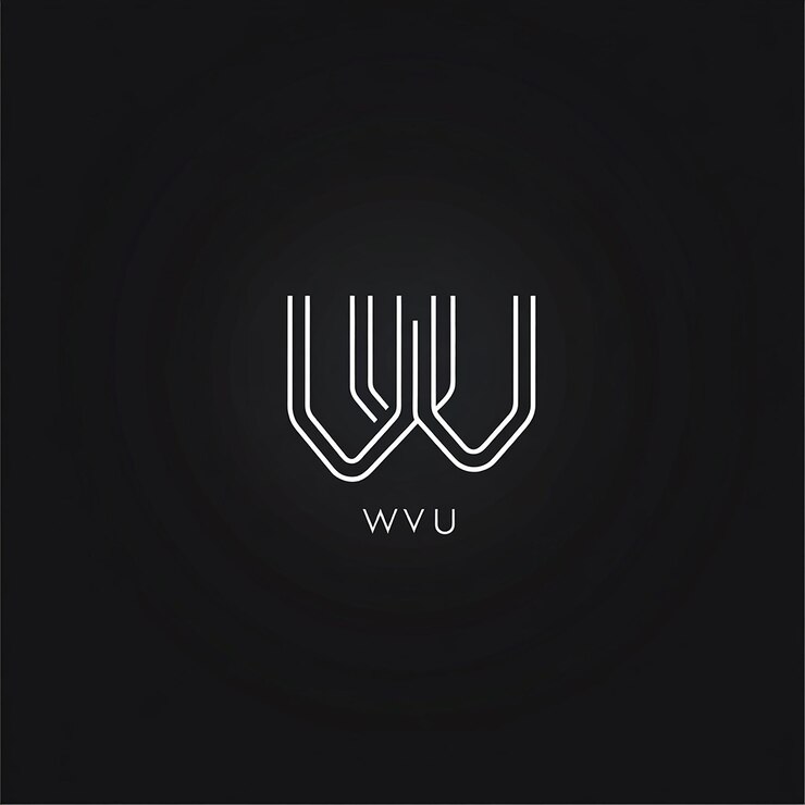 Foto un fondo negro con las palabras " w " en él