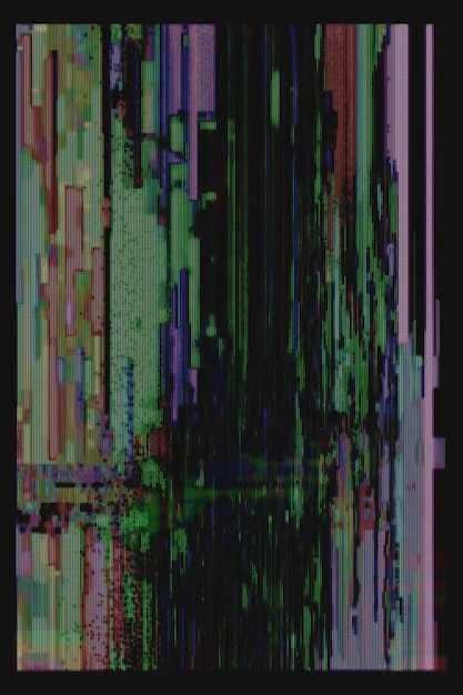 Un fondo negro con un patrón cuadrado de cuadrados y la palabra falla en él.