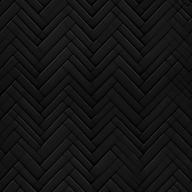 Foto un fondo negro con un patrón en zigzag en el medio ai generativo