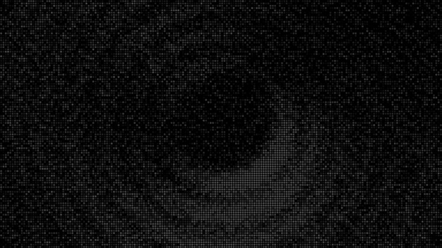 Fondo negro con píxeles en movimiento un fondo oscuro que se mueve en diferentes direcciones y