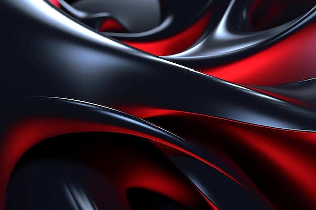 Fondo negro y rojo con una tela roja.