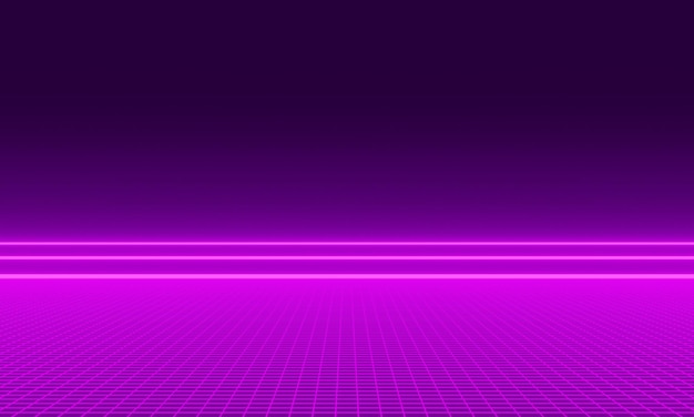 Fondo de neón brillante luces de neón de la red cibernética
