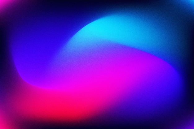 Fondo de neón gradiente con textura de grano