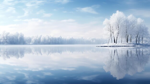 Foto fondo de nieve helada y fría